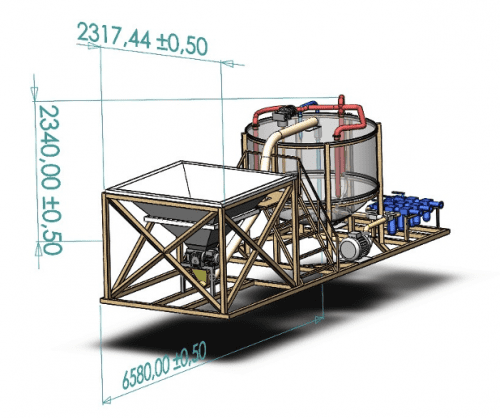Установка для производства ЖКУ и КАС32 ГИДРОН Turbo-3 Bn