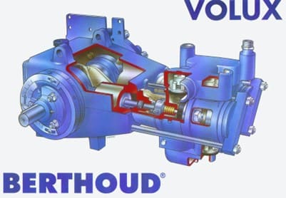 Насос Volux с приводом от колеса прицепного опрыскивателя Berthoud Tracker 3200 S DPA